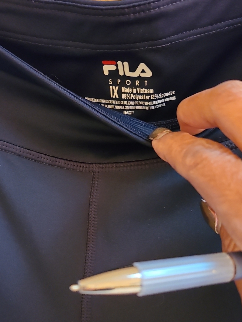 FILA Women's Navy Blue Sport Shorts